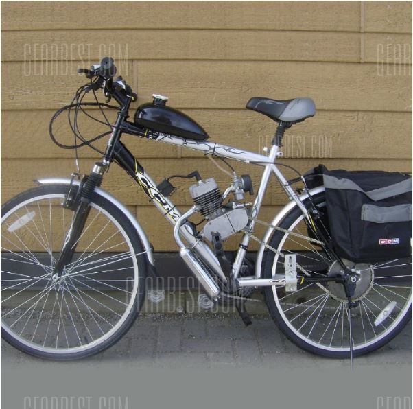 2-Takt Motor mit 80ccm aus China: Nachrüst-Kit für dein Fahrrad