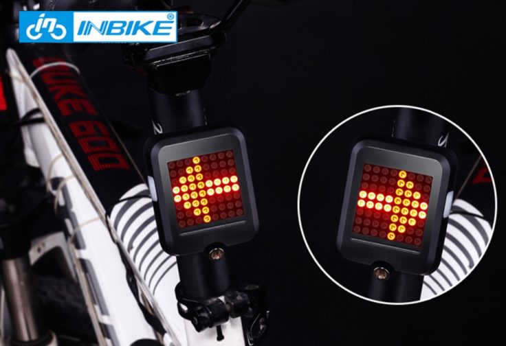 Intelligentes Fahrrad-Rücklicht mit Farhrtrichtungs-Anzeige