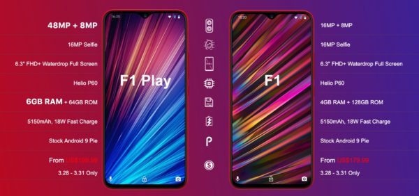  UMIDIGI F1 F1 Play Smartphone Hoffnungstr ger mit 48 MP Kamera