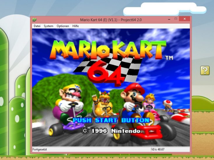 Emulator ROMS Mario Kart
