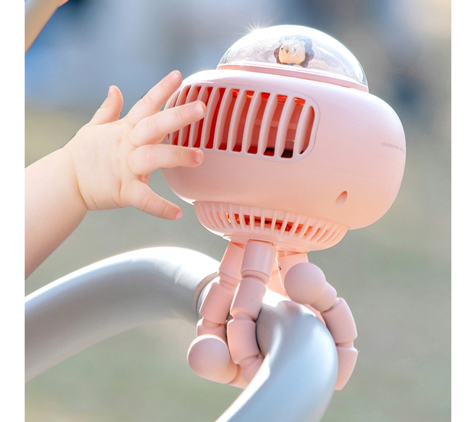 tekort Avondeten Nauwkeurig Nicht von dieser Welt: Kinderwagen-Ventilator mit 130° Rotation für 24,29€
