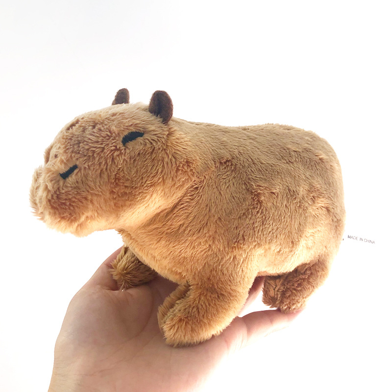 Süßes Capybara-Stofftier mit Sound, Auto-Capybara-Plüschtier für die  Familie