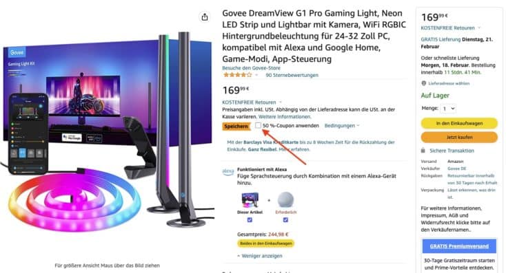 DreamView G1 Pro Gaming Licht: Ambilight beim Zocken?
