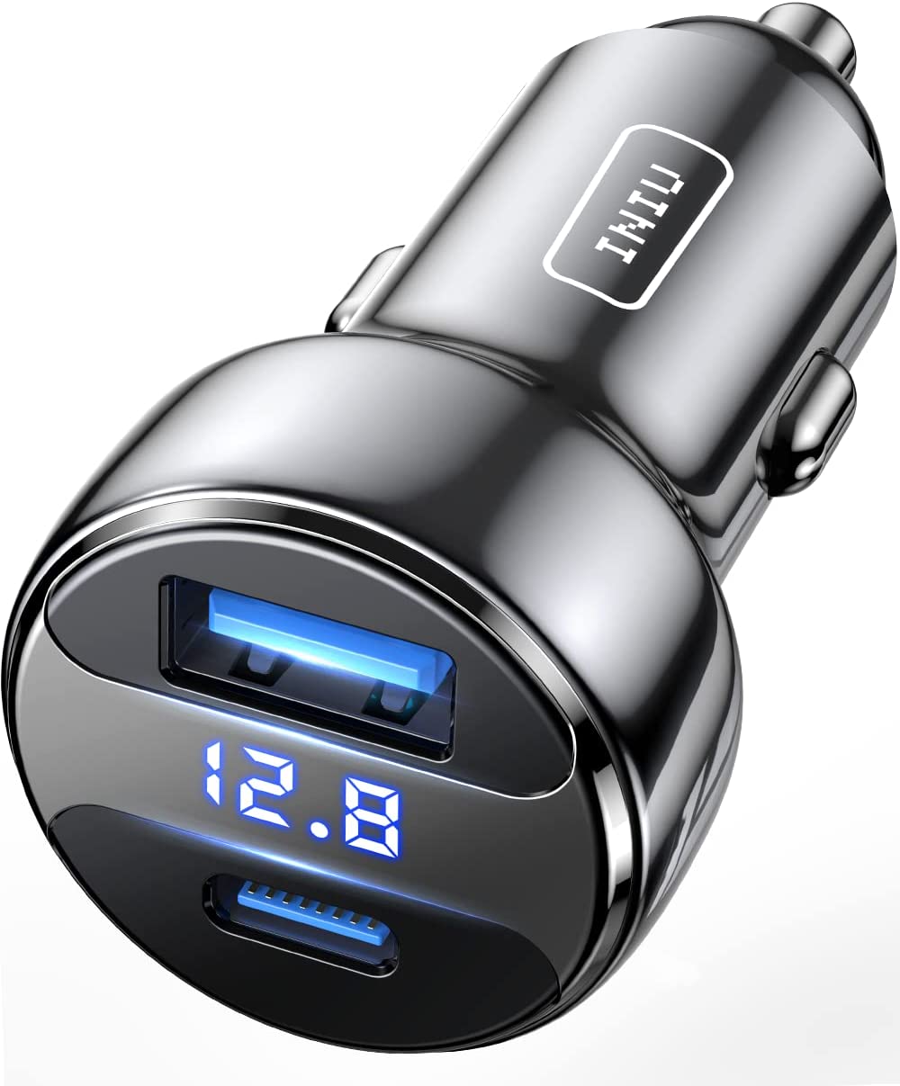 66W 4 Ports USB Auto Telefon Ladegerät Schnellladegerät Adapter Für IPhone  Für Handy Ladegerät Adapter Im Auto