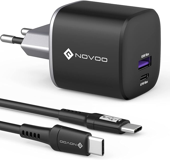 NOVOO 67W USB-C Ladegerät für 14,99€ & 120W für 27,59€ bei Amazon