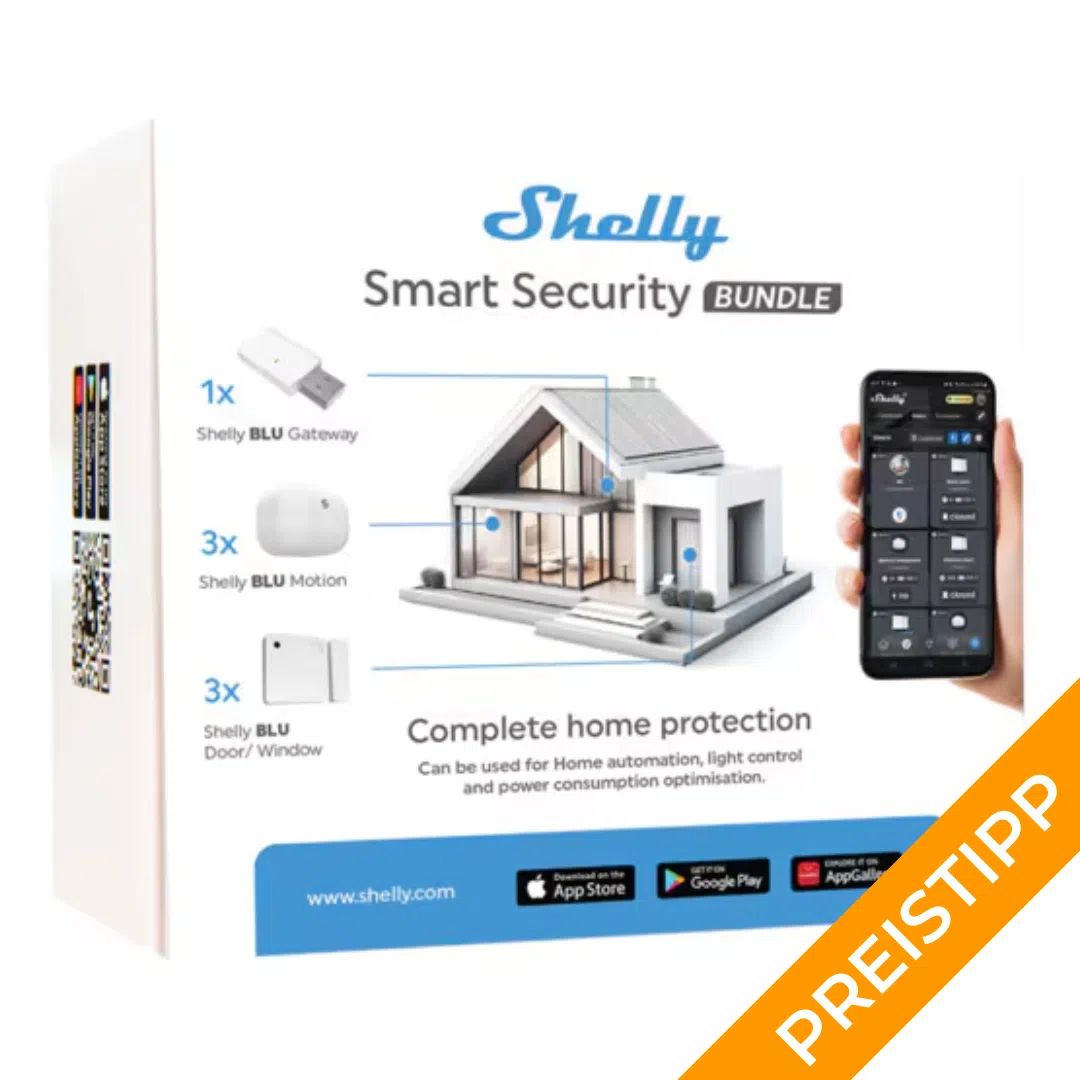 Shelly: Smart Home, nur einfach – Part 5: Shelly BLU Serie: Security Bundle für 39,99€