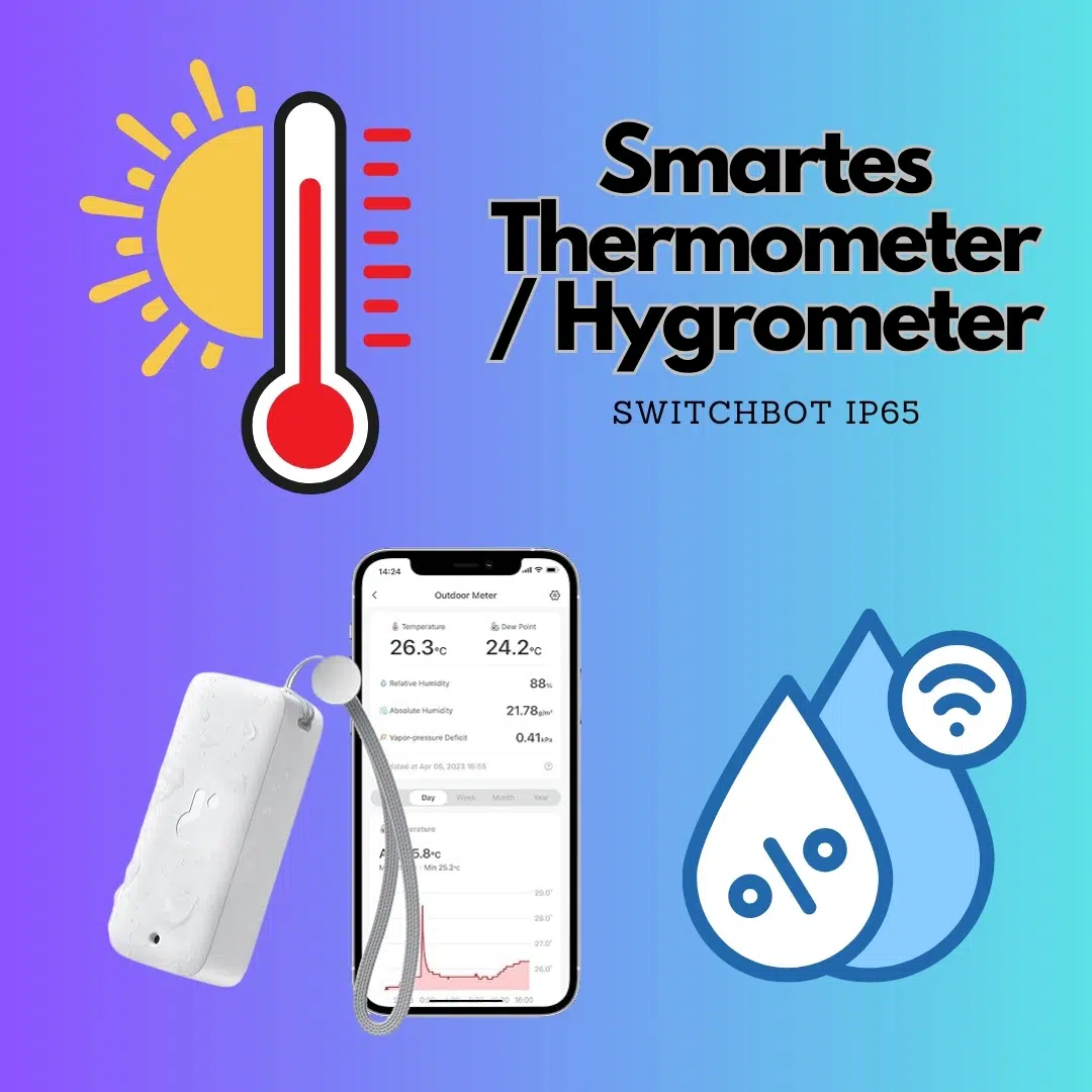 Angebot: Switchbot IP65 Thermometer/Hygrometer für 14,99€ im Test