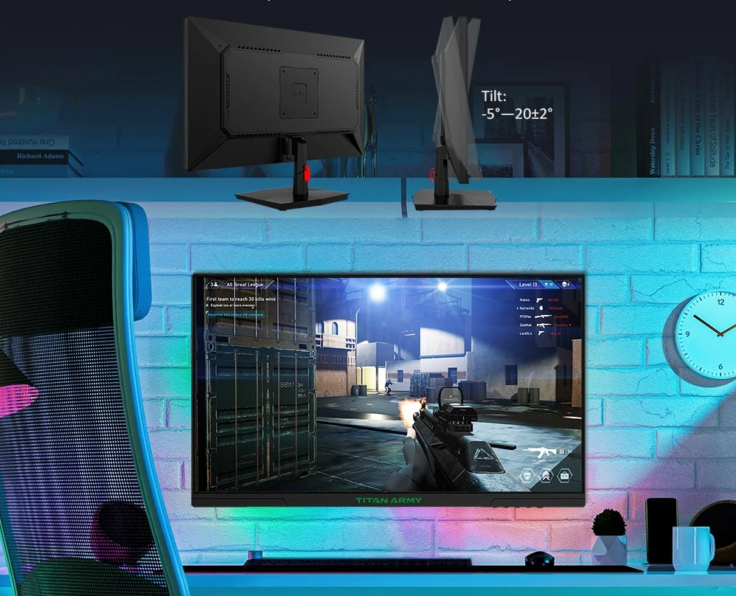 TITAN ARMY P2510G Gaming-Monitor Halterung