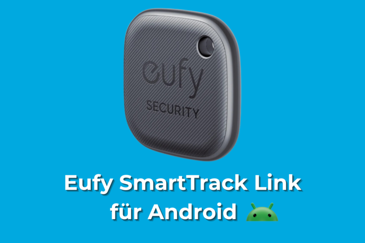 Eufy SmartTrack für Android mit Schriftzug