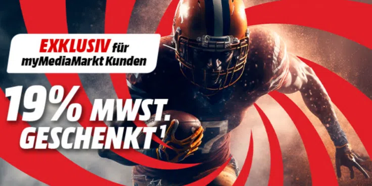 MediaMarkt MwSt. Aktion 2025 Superbowl