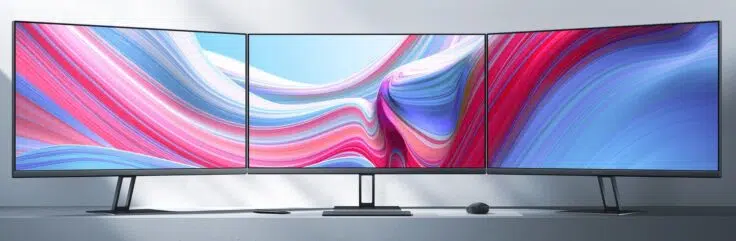 Xiaomi A27Qi 2K Monitor Triple Monitor