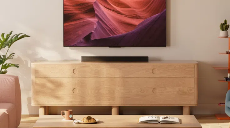 Amazon Fire TV-Soundbar Plus im Wohnzimmer