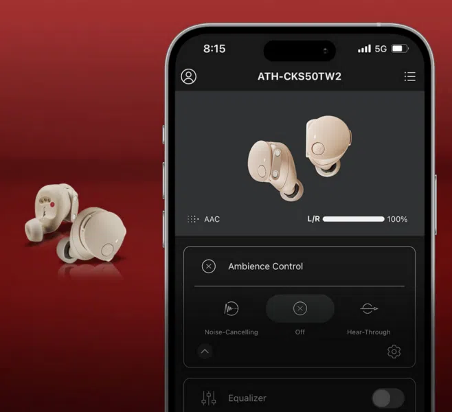 Audio-Technica ATH-CKS50TW2 App