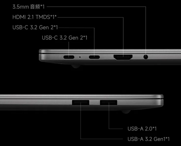 Redmi Book 2025 Anschluesse