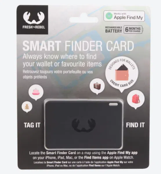 Fresh ’n Rebel Smart Finder Card mit Verpackung