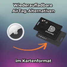 Wiederaufladbare AirTag-Alternativen